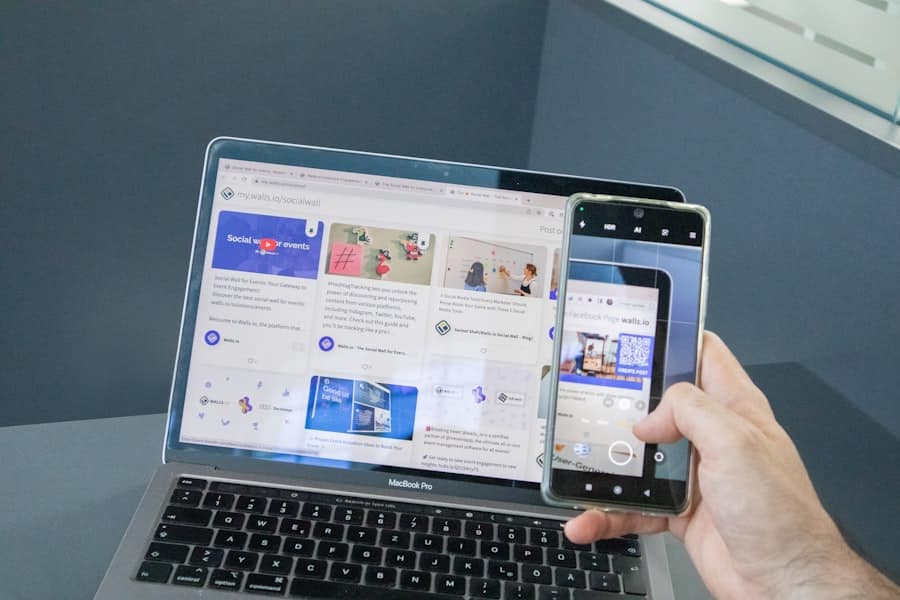 Laptop and smartphone