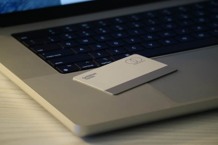 Laptop and paycheck