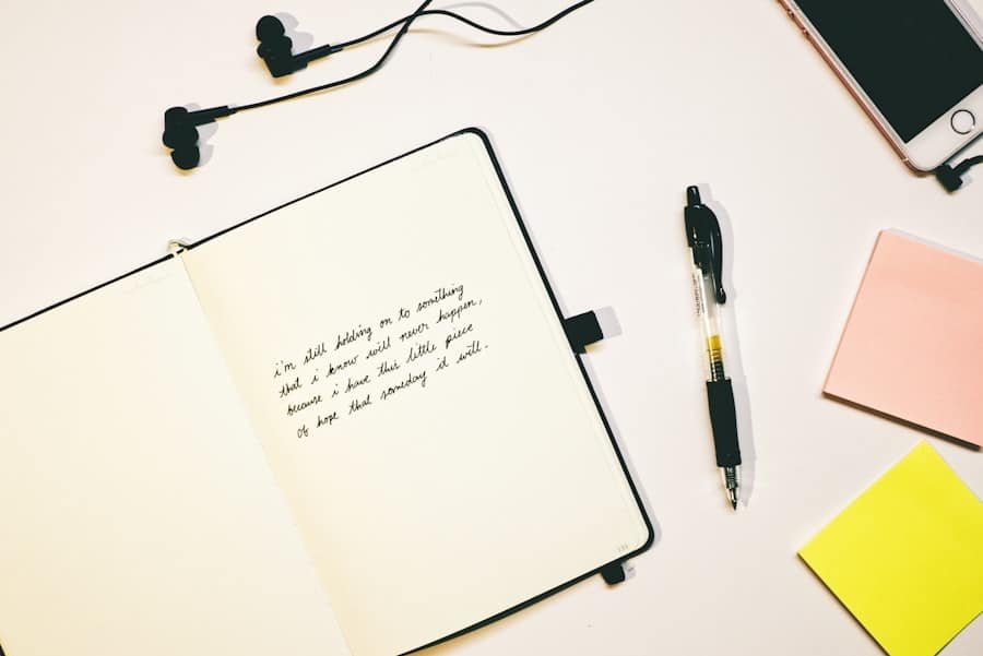 Photo Writing interface