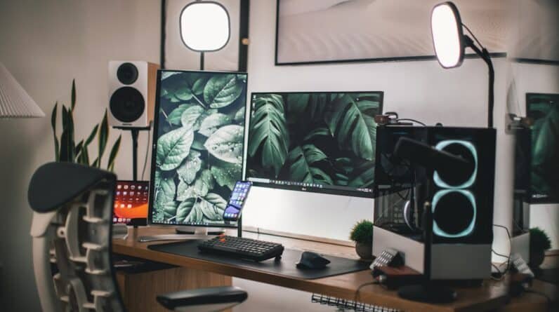 Photo Gaming setup