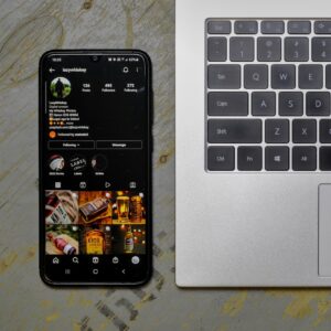 Photo Laptop and smartphone