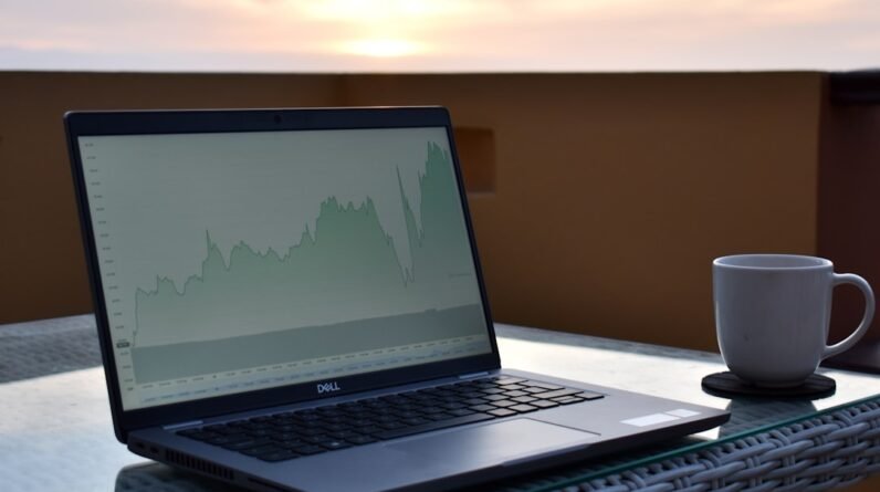 Photo Laptop and money